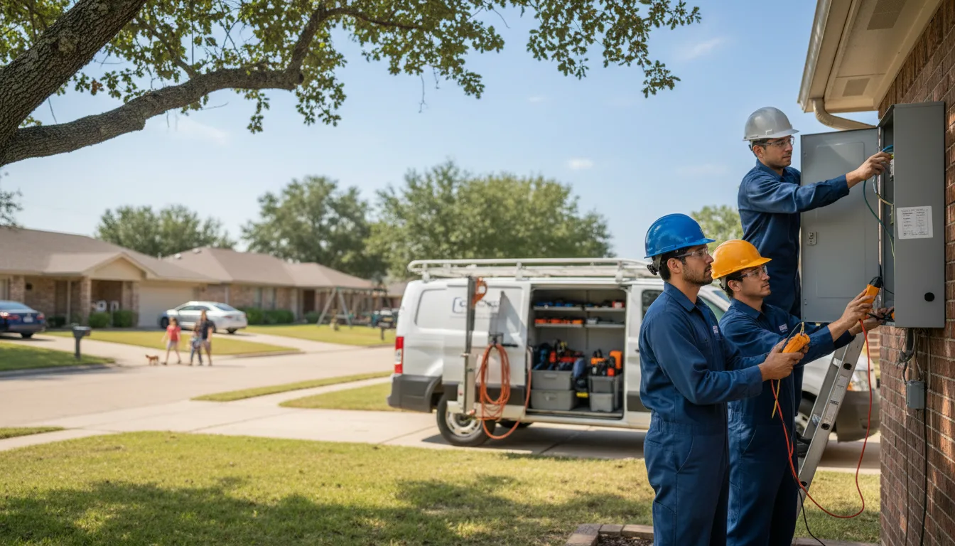 Certified electrician providing emergency electrical services in Crockett, VA